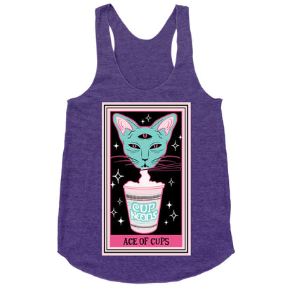 Creepy Cute Tarots: Ace of Cups Racerback Tank