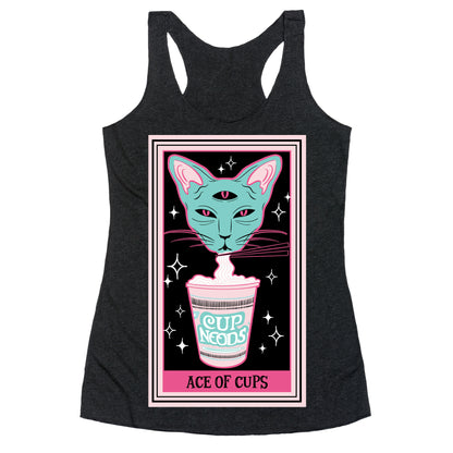 Creepy Cute Tarots: Ace of Cups Racerback Tank
