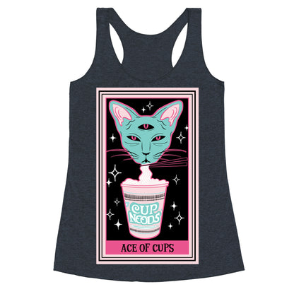 Creepy Cute Tarots: Ace of Cups Racerback Tank