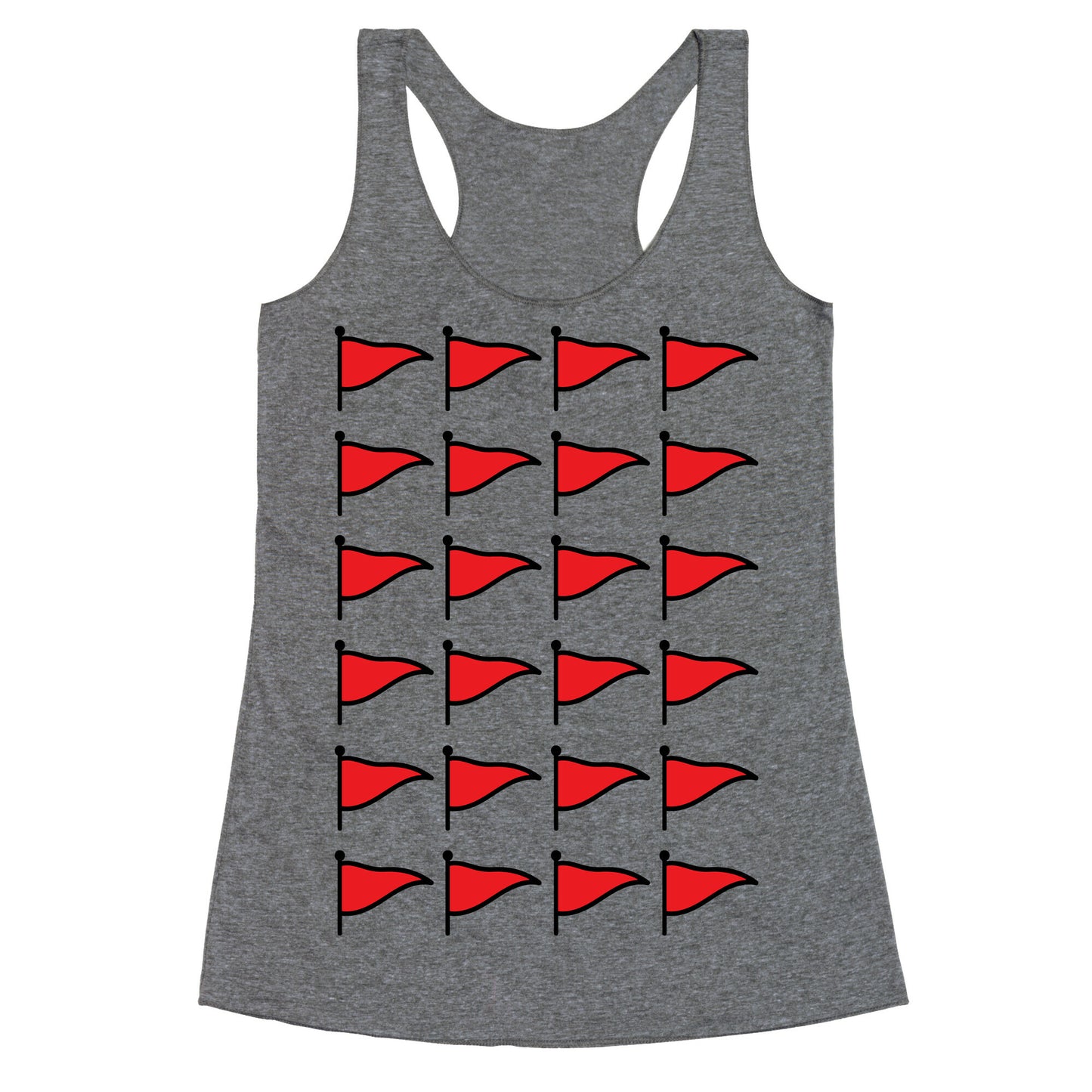 Red Flags Racerback Tank