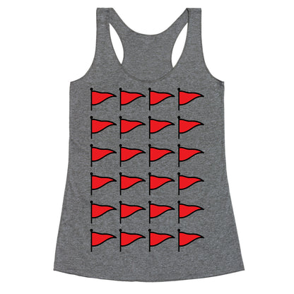 Red Flags Racerback Tank