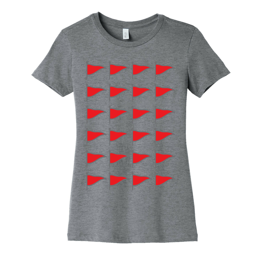 Red Flags Women's Cotton Tee