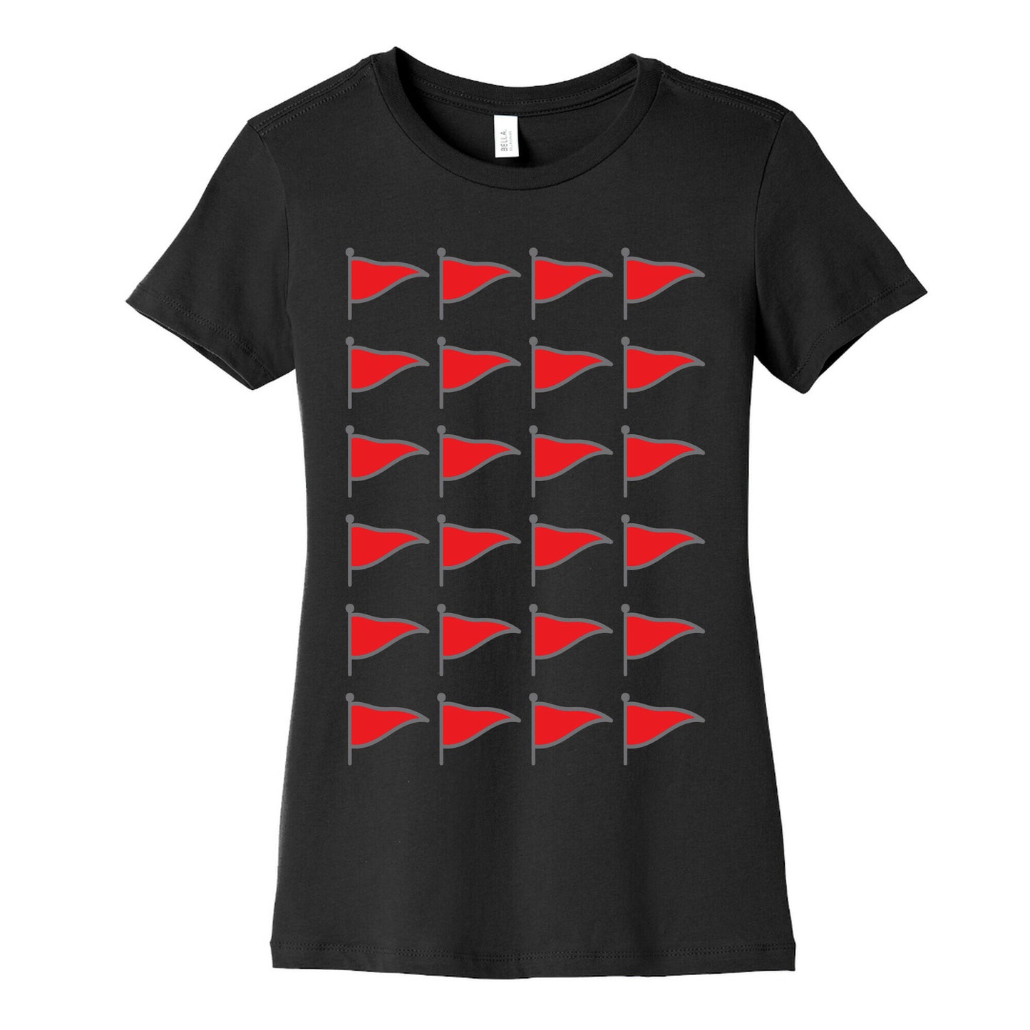 Red Flags Women's Cotton Tee