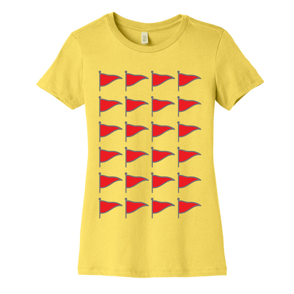 Red Flags Women's Cotton Tee