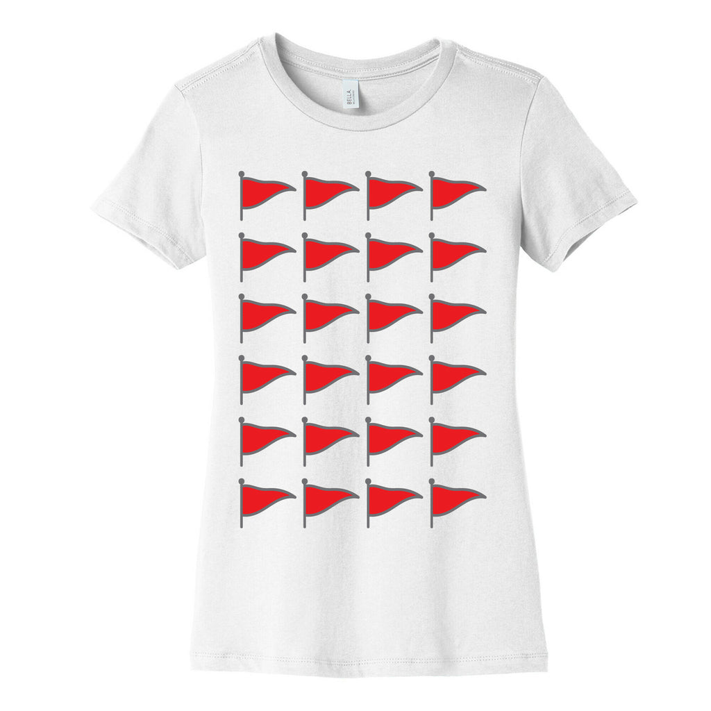 Red Flags Women's Cotton Tee