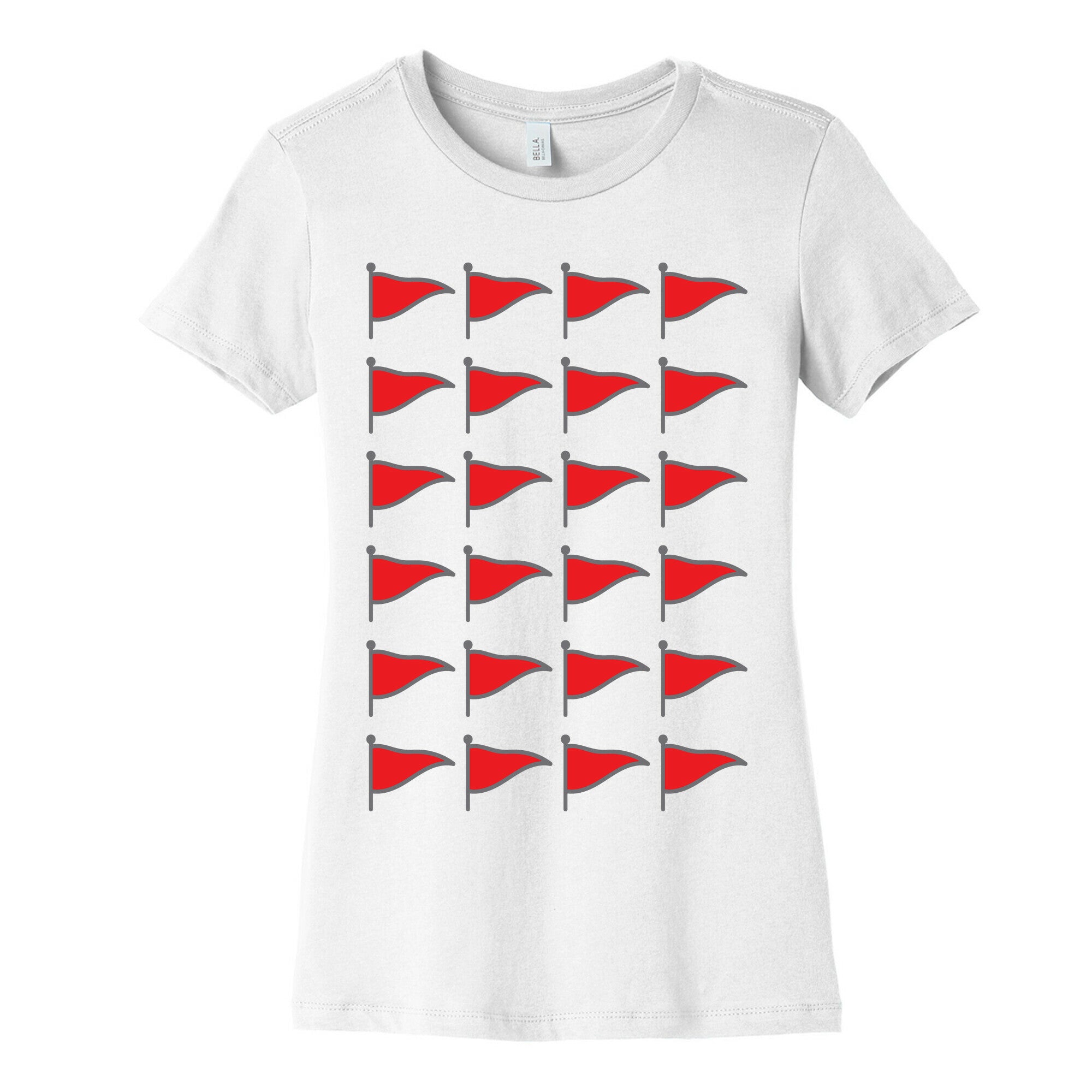 Red Flags Women's Cotton Tee