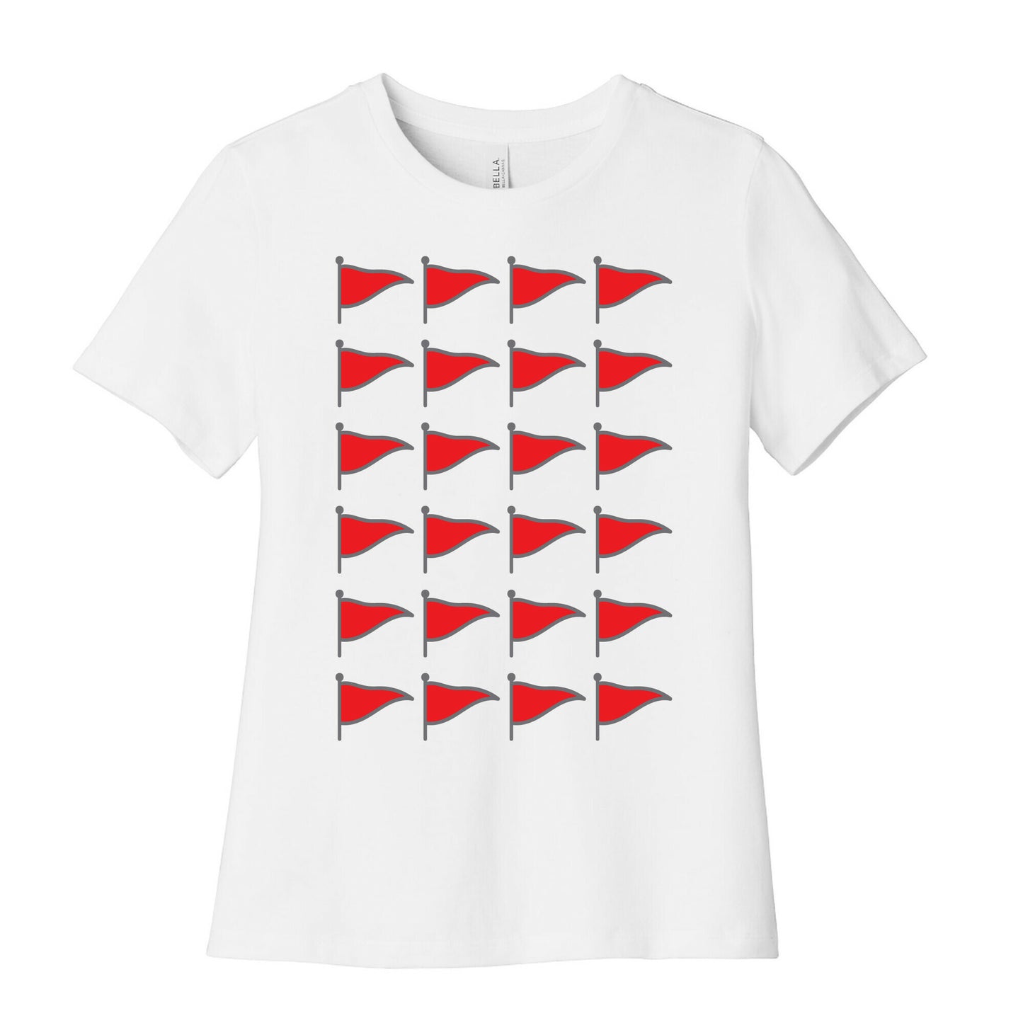 Red Flags Women's Cotton Tee