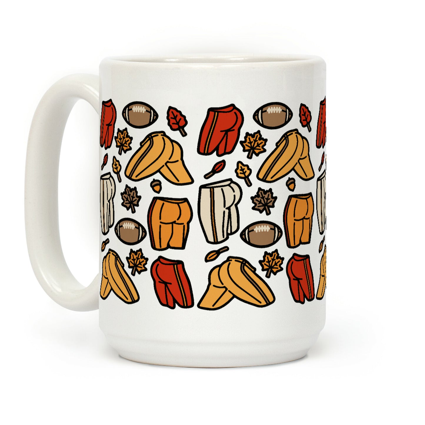 Fall Football Butts Coffee Mug