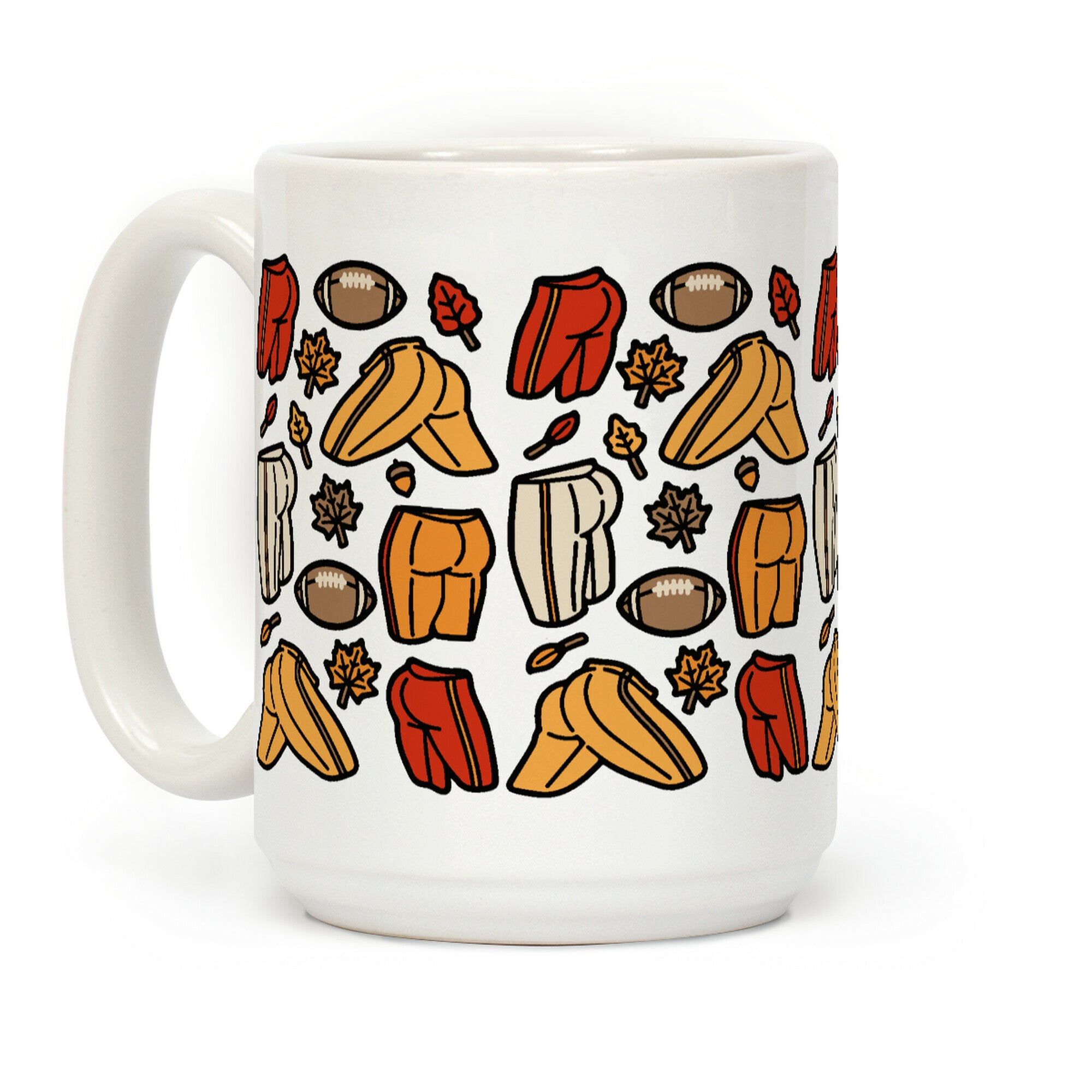 Fall Football Butts Coffee Mug