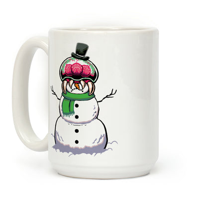 Metroid Snowman Coffee Mug