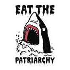 Eat The Patriarchy Shark Sticker
