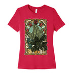Art Nouveau House Plants Women's Cotton Tee