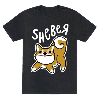 Sheber Derpy Shiba Unisex Triblend Tee