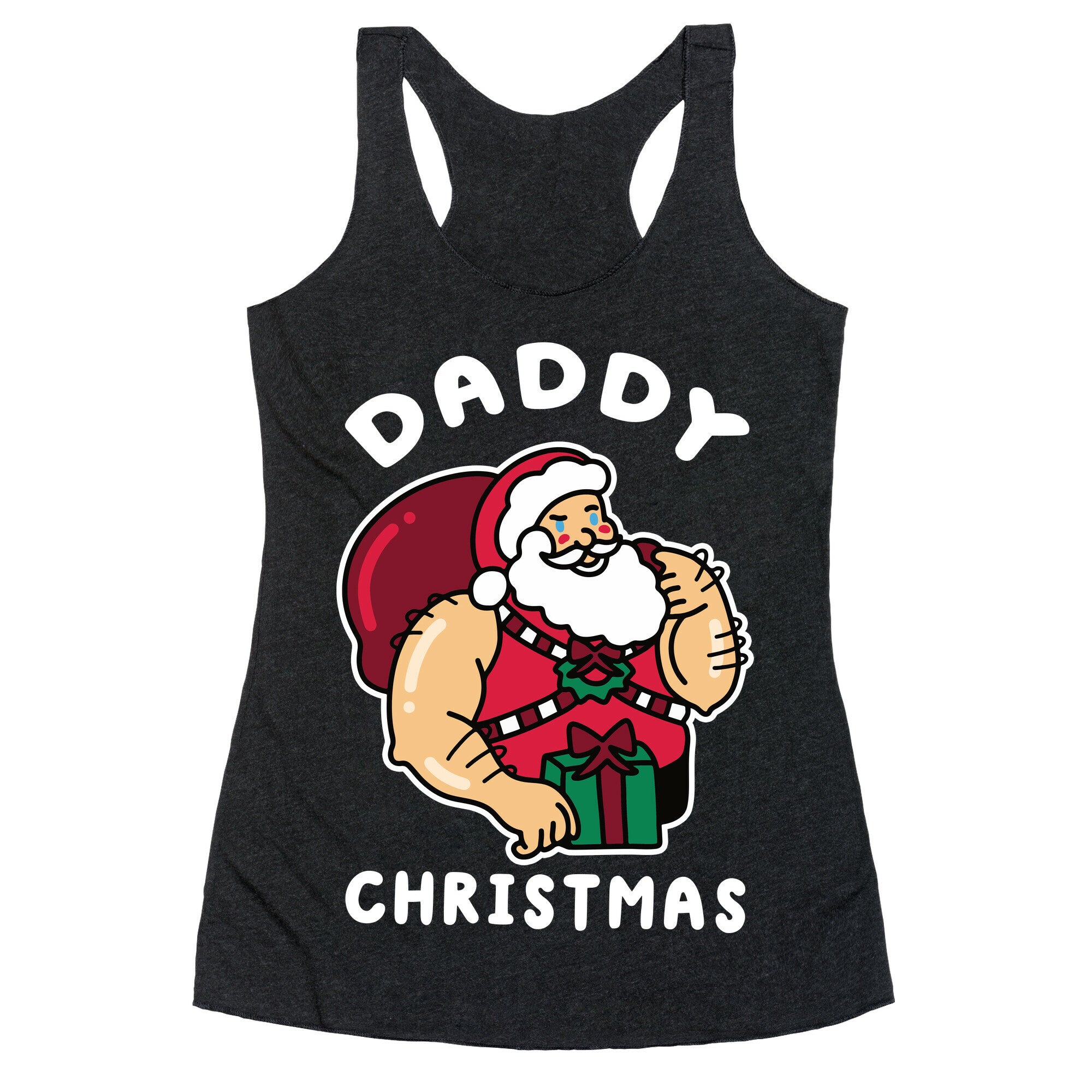 Daddy Christmas Racerback Tank