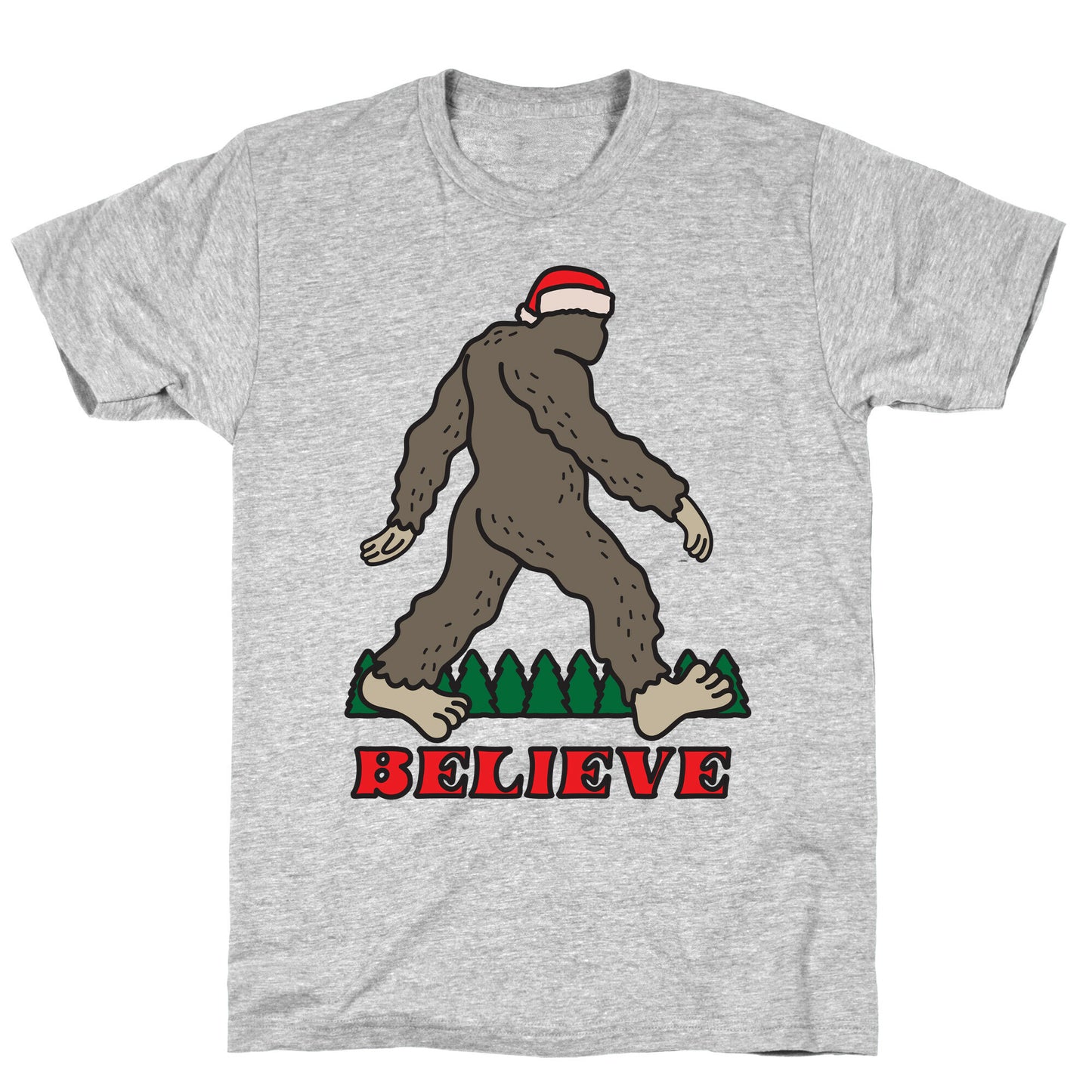 Santa Sasquatch T-Shirt