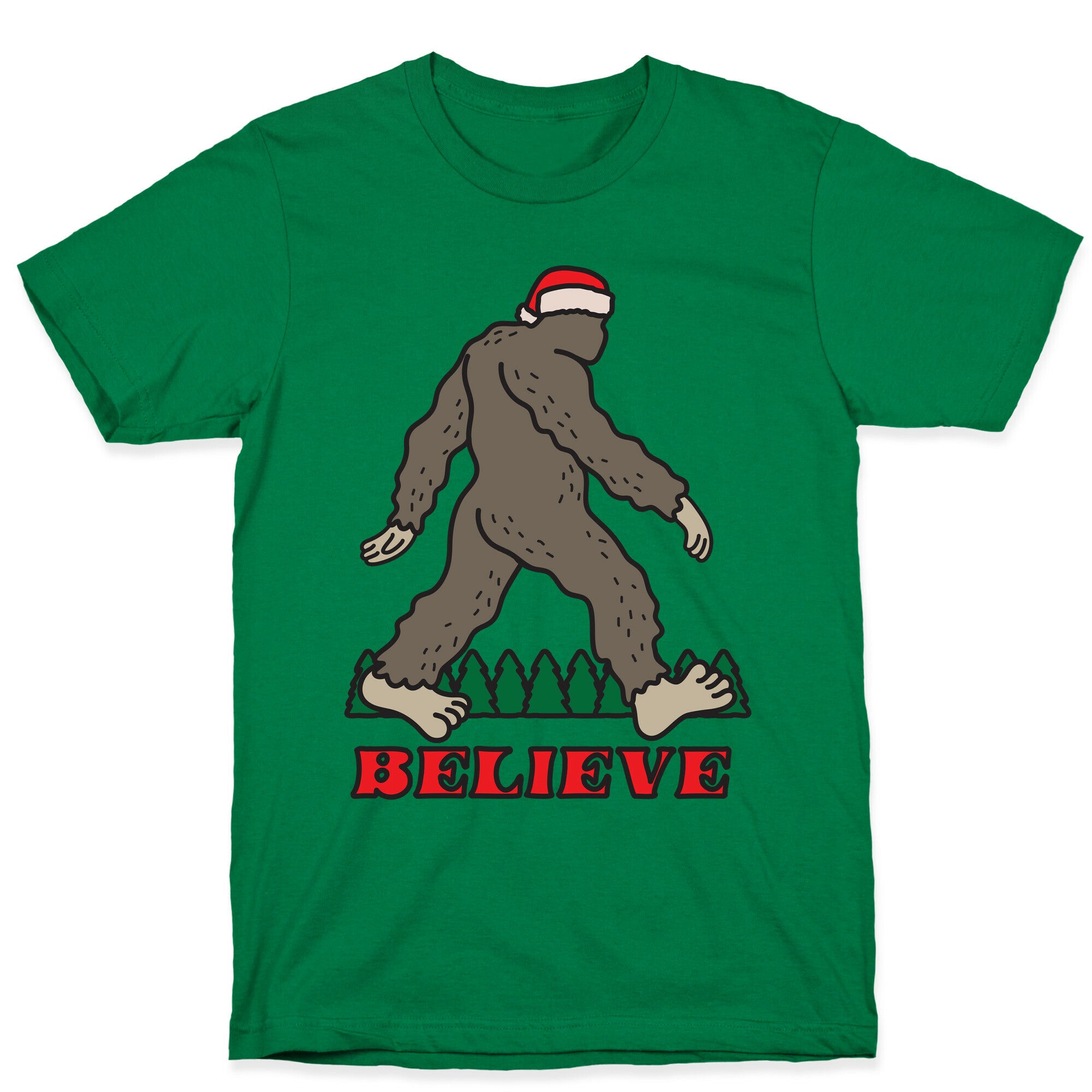 Santa Sasquatch T-Shirt