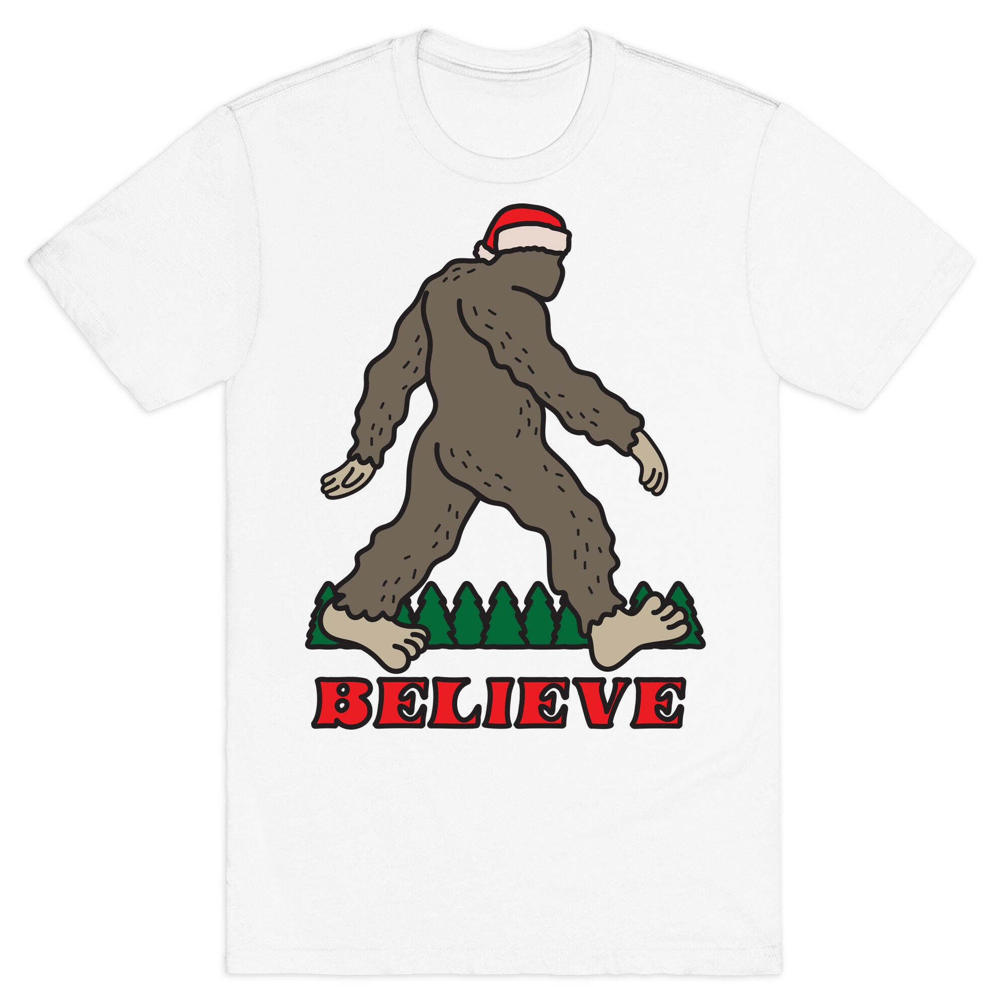 Santa Sasquatch T-Shirt
