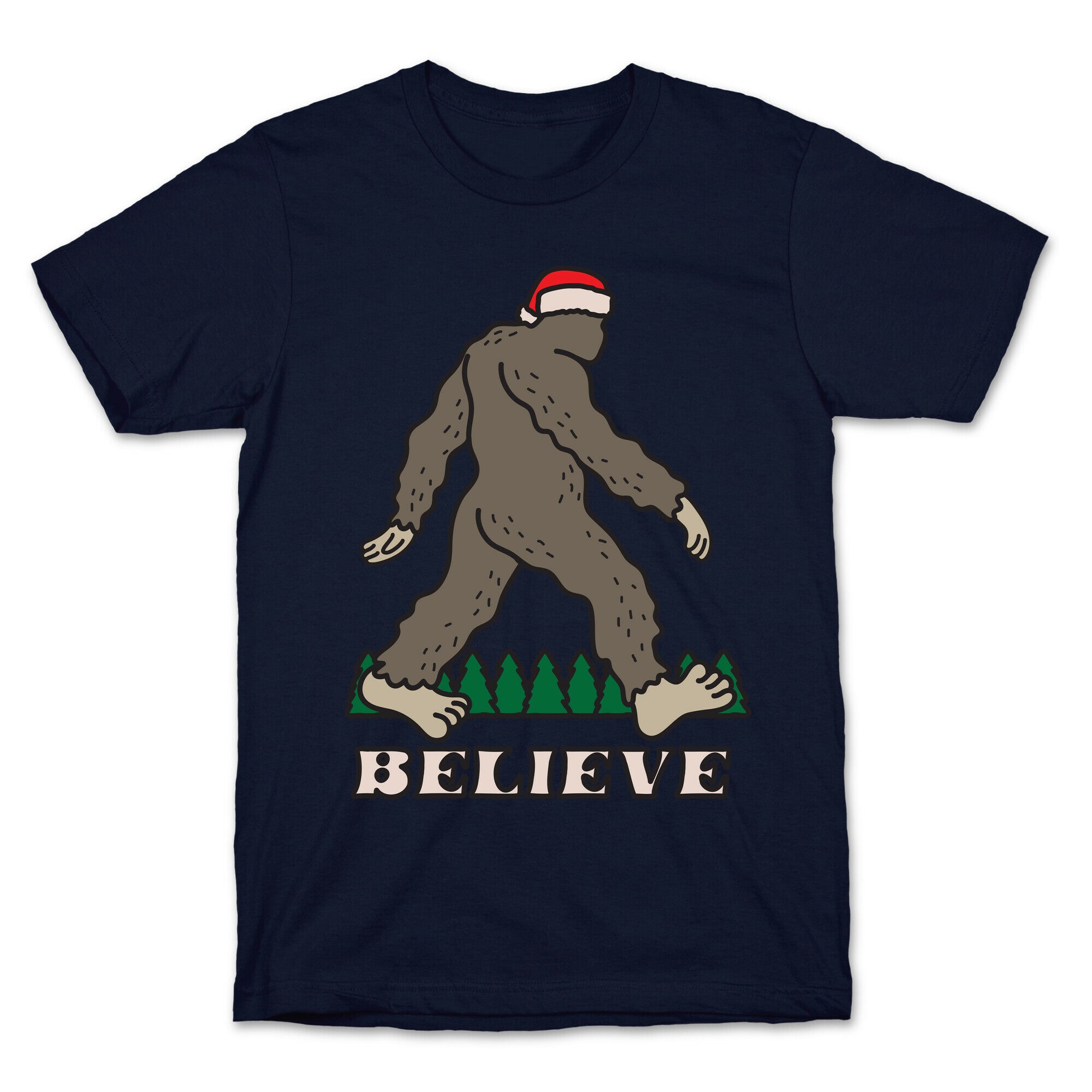 Santa Sasquatch T-Shirt