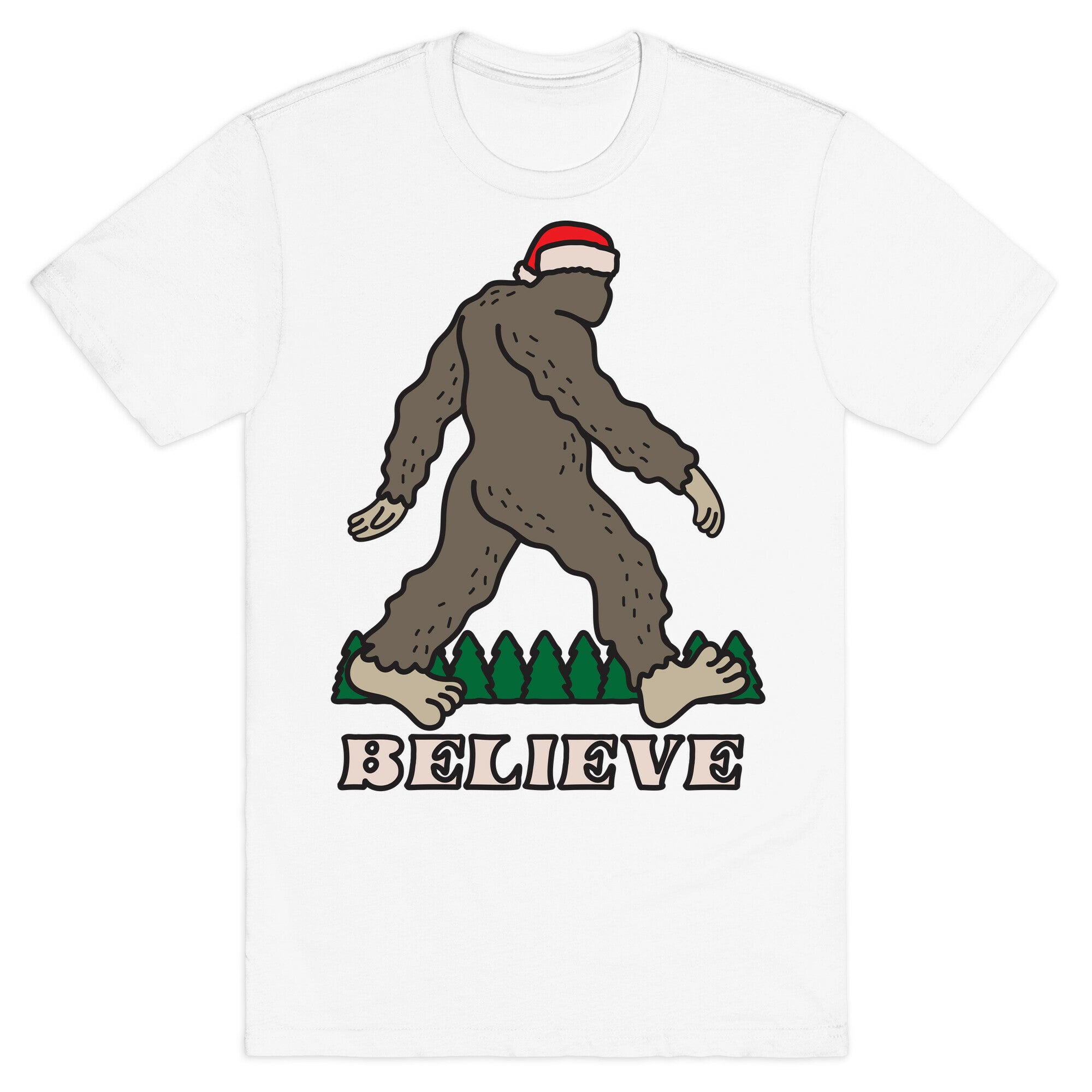 Santa Sasquatch T-Shirt