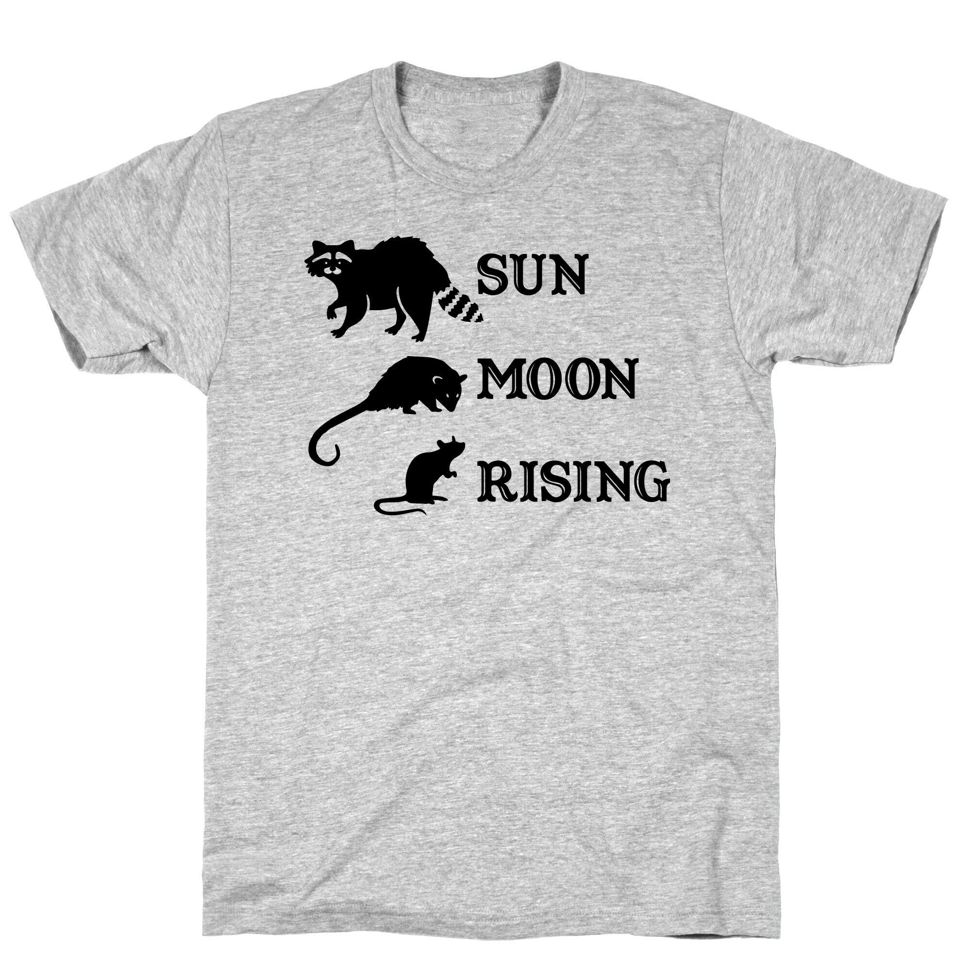 Big Three Astrology Trash Animals T-Shirt