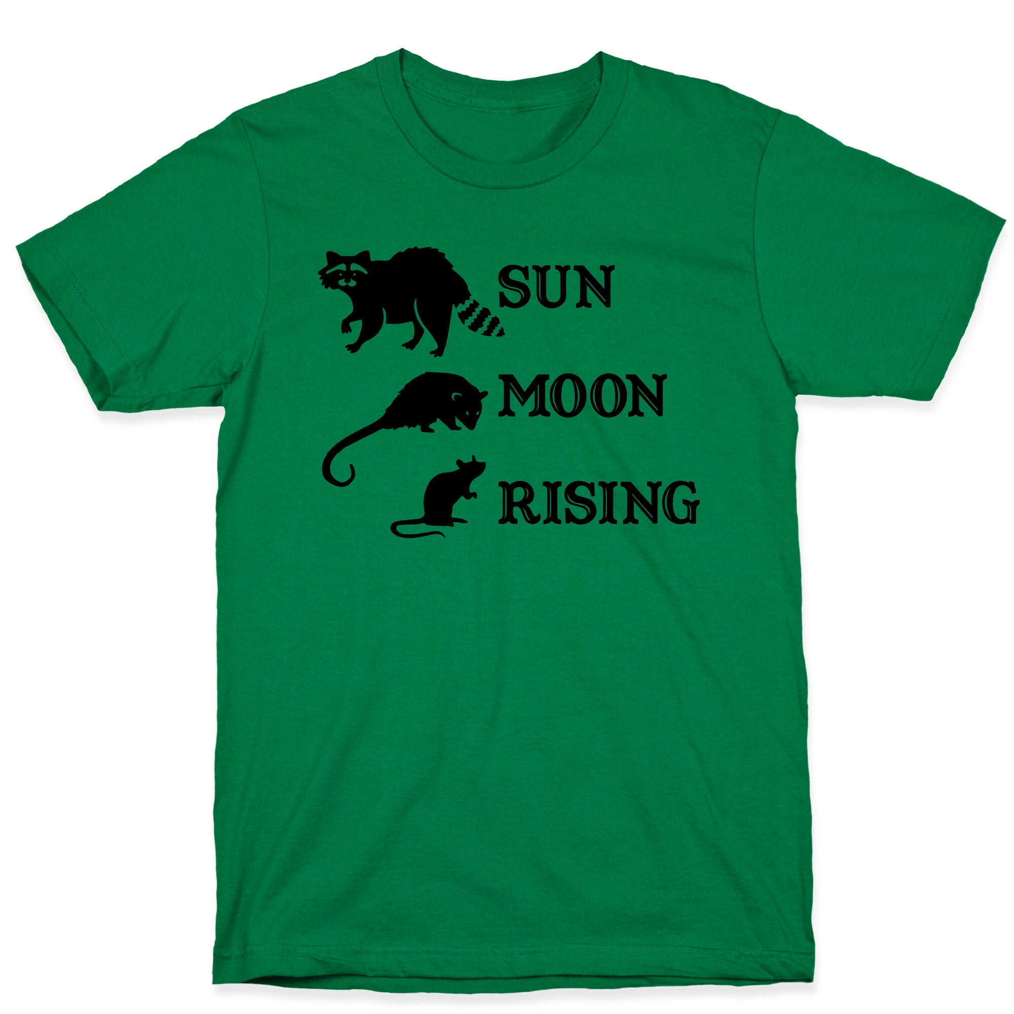 Big Three Astrology Trash Animals T-Shirt