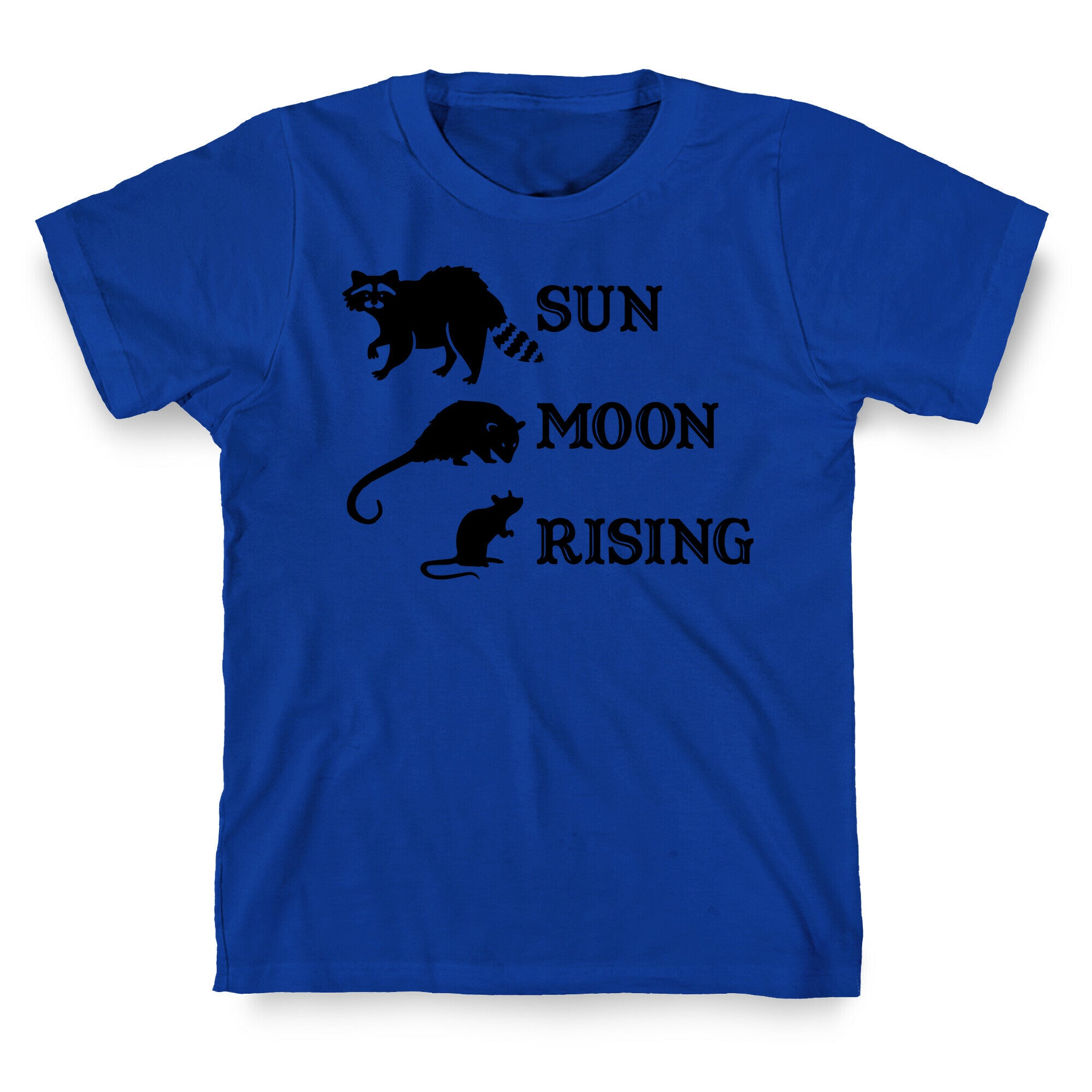 Big Three Astrology Trash Animals T-Shirt