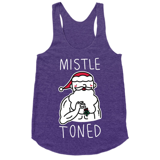 Mistle Toned (Santa) Racerback Tank