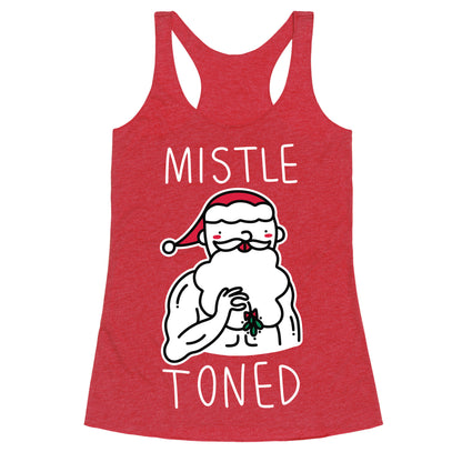 Mistle Toned (Santa) Racerback Tank