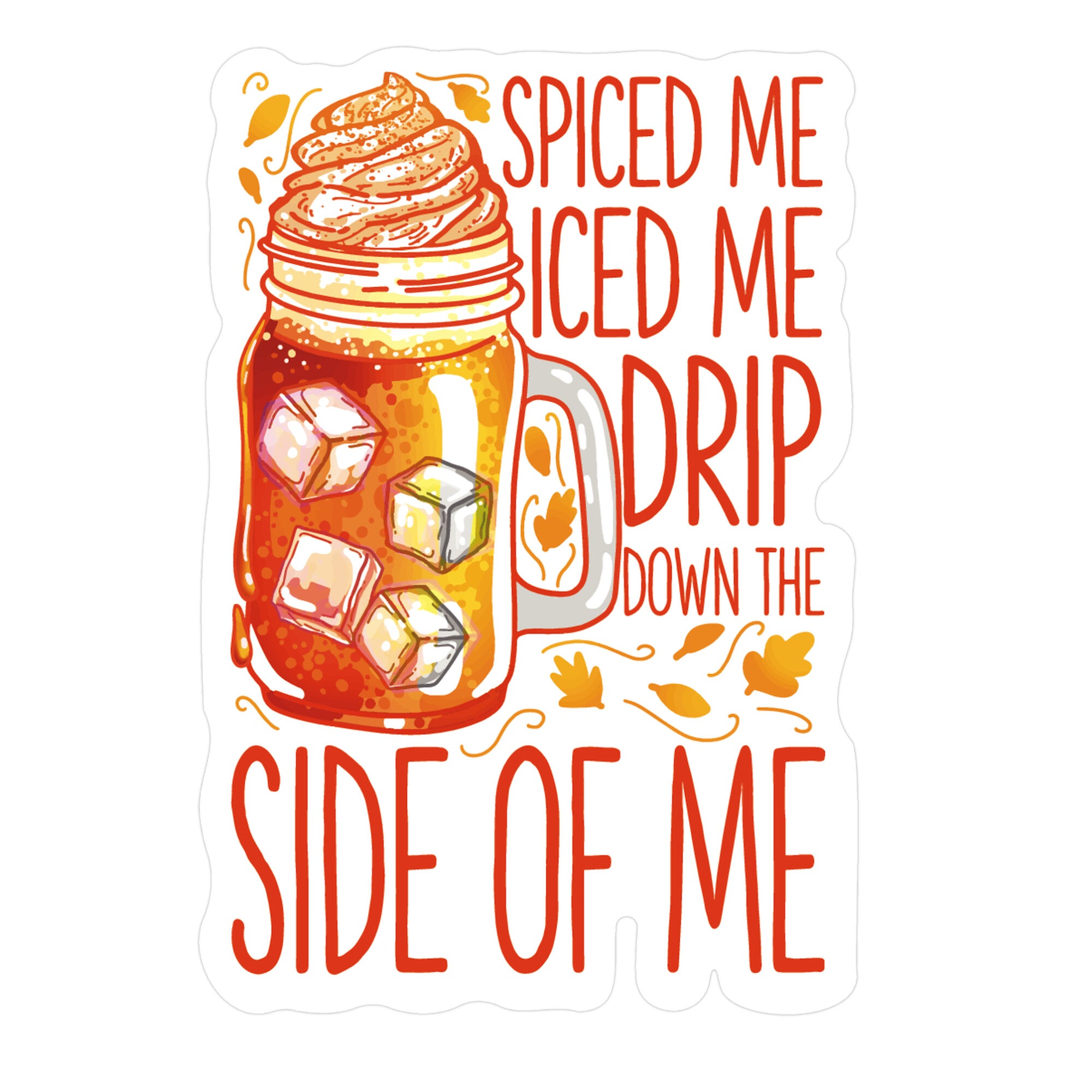 WAP Pumpkin Spice Parody Sticker
