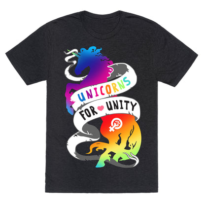 Unicorns For Unity Unisex Triblend Tee