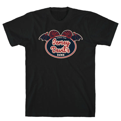 Jersey Devil Subs Logo Parody T-Shirt