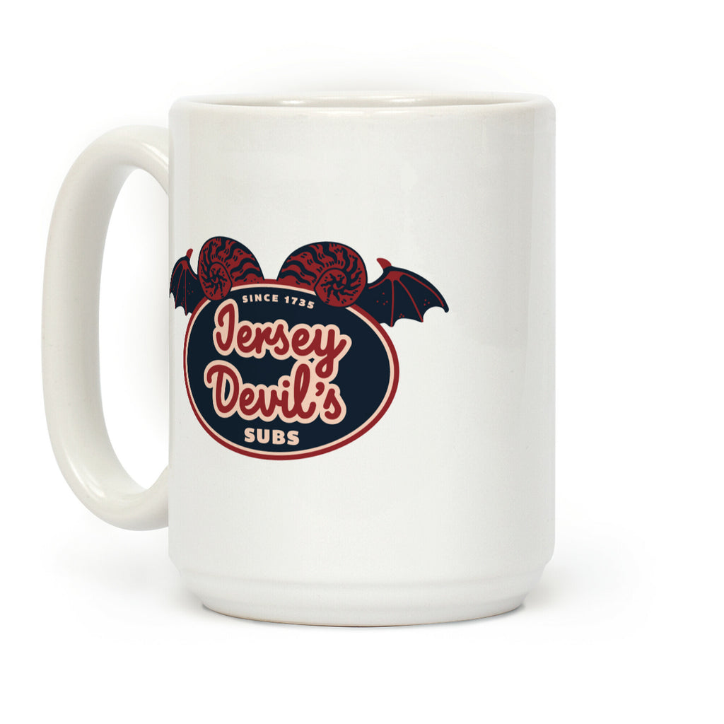 Jersey Devil Subs Logo Parody Coffee Mug