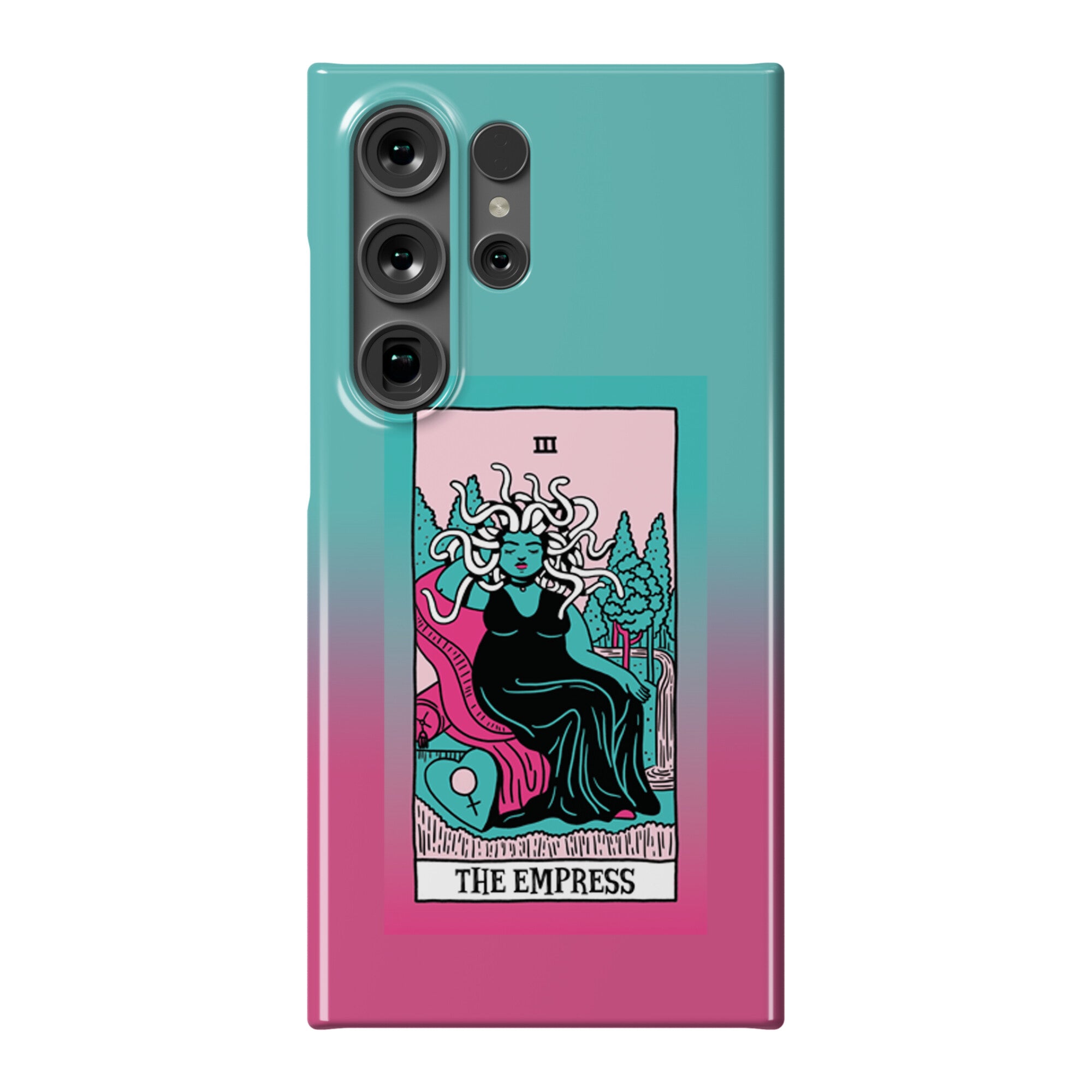 Creepy Cute Tarots: The Empress Medusa Phone Case