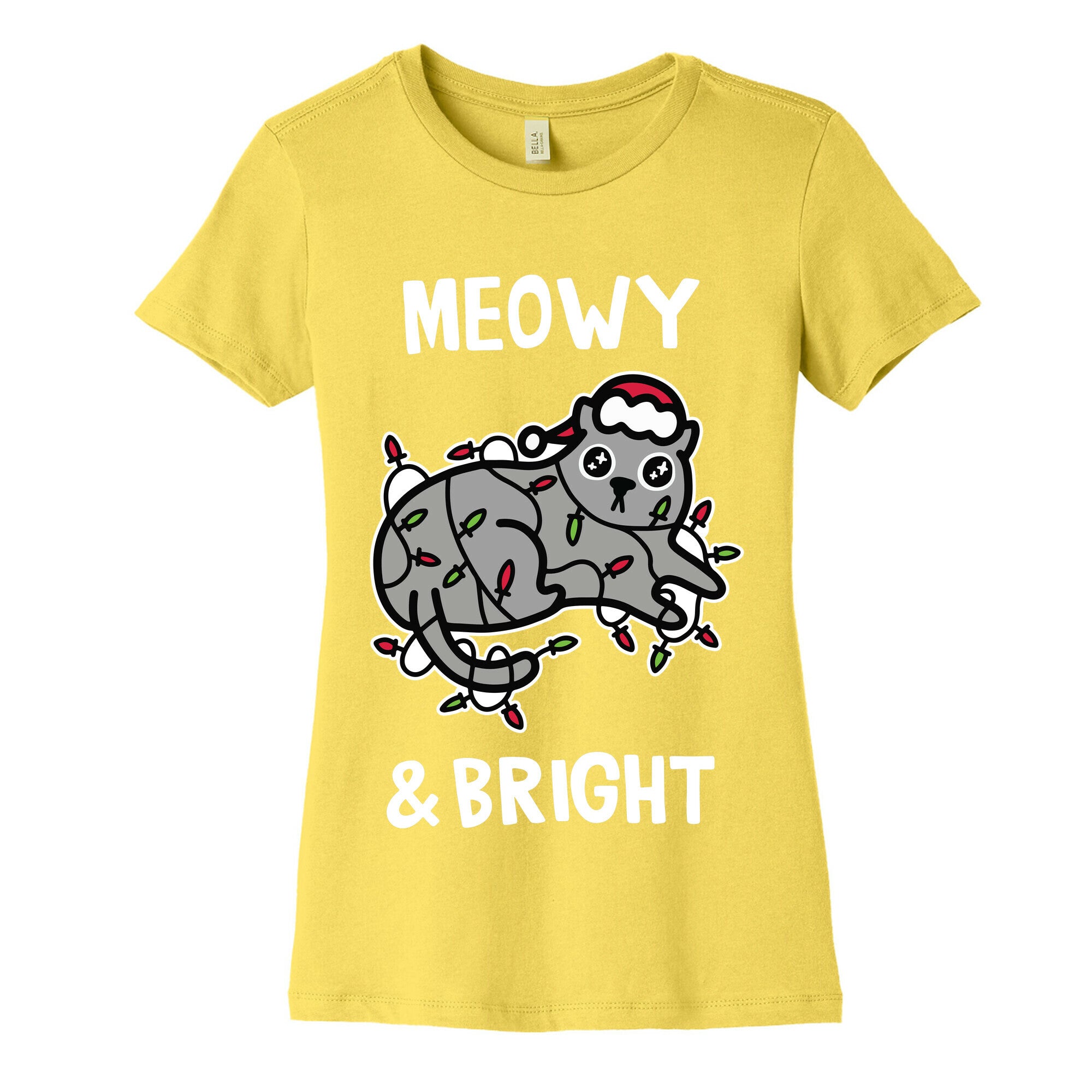 Meowy & Bright Women's Cotton Tee