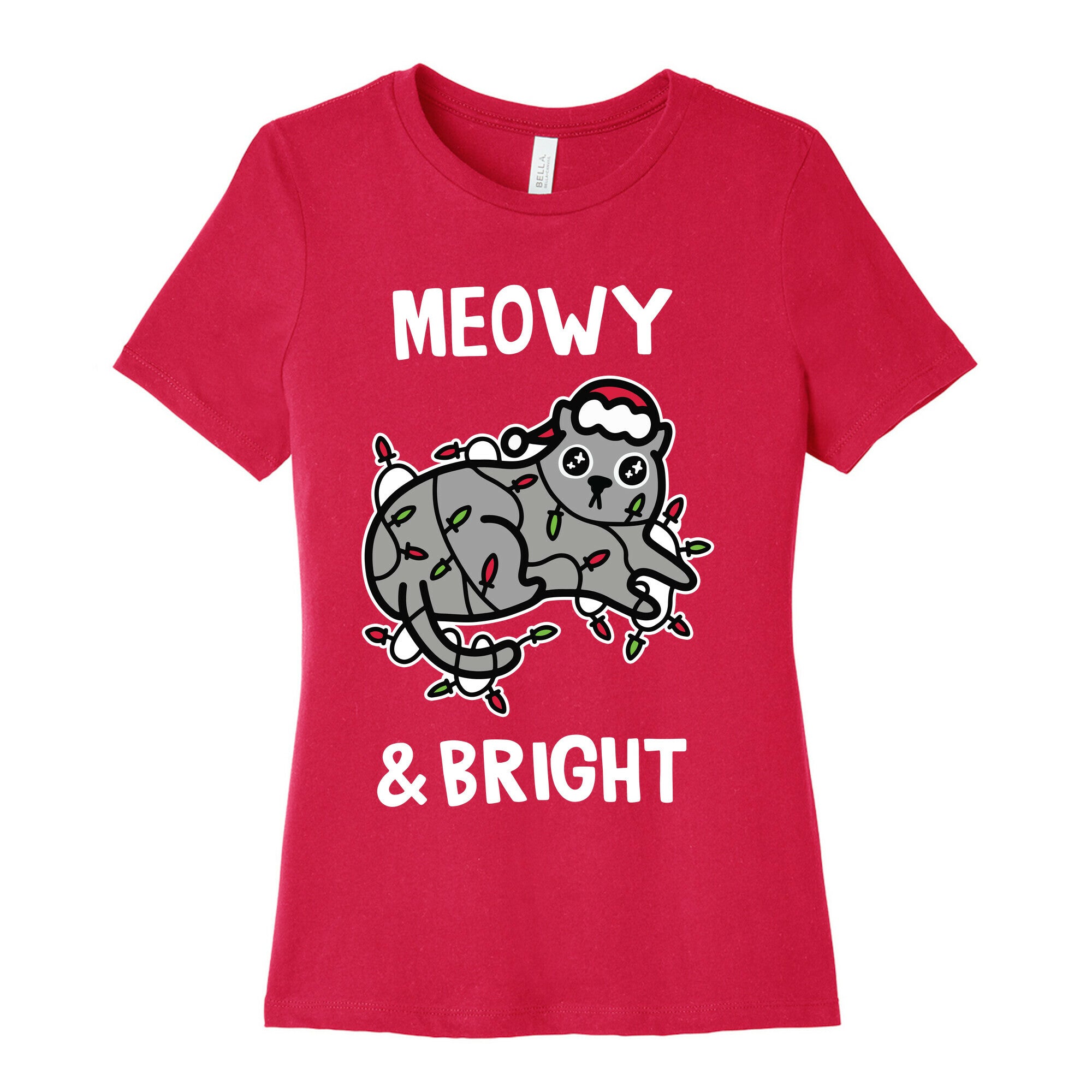 Meowy & Bright Women's Cotton Tee