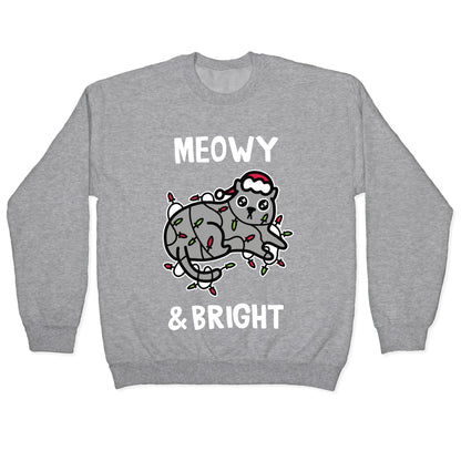 Meowy & Bright Crewneck Sweatshirt
