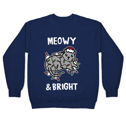 Meowy & Bright Crewneck Sweatshirt