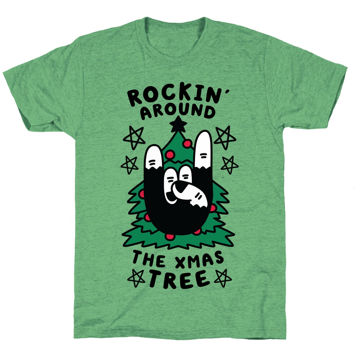 Rockin' Around the Xmas Tree Unisex Triblend Tee