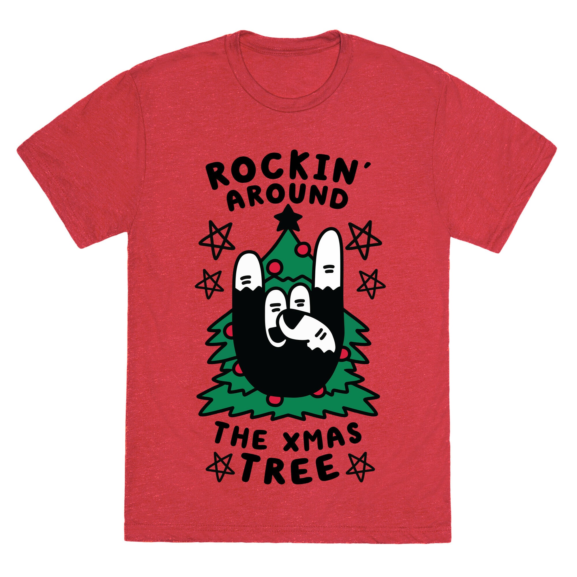 Rockin' Around the Xmas Tree Unisex Triblend Tee