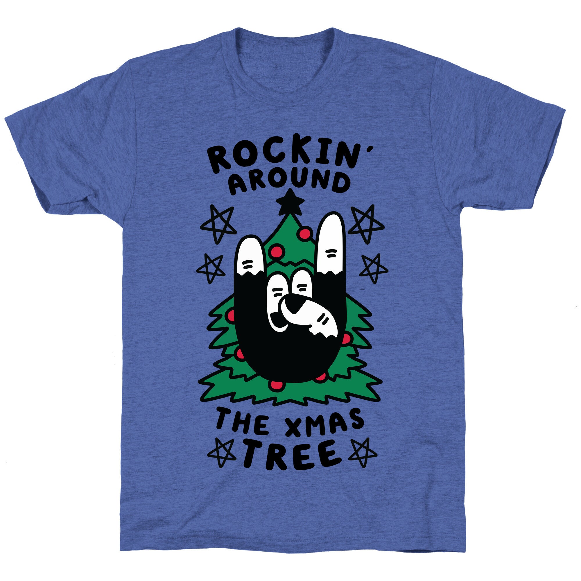 Rockin' Around the Xmas Tree Unisex Triblend Tee