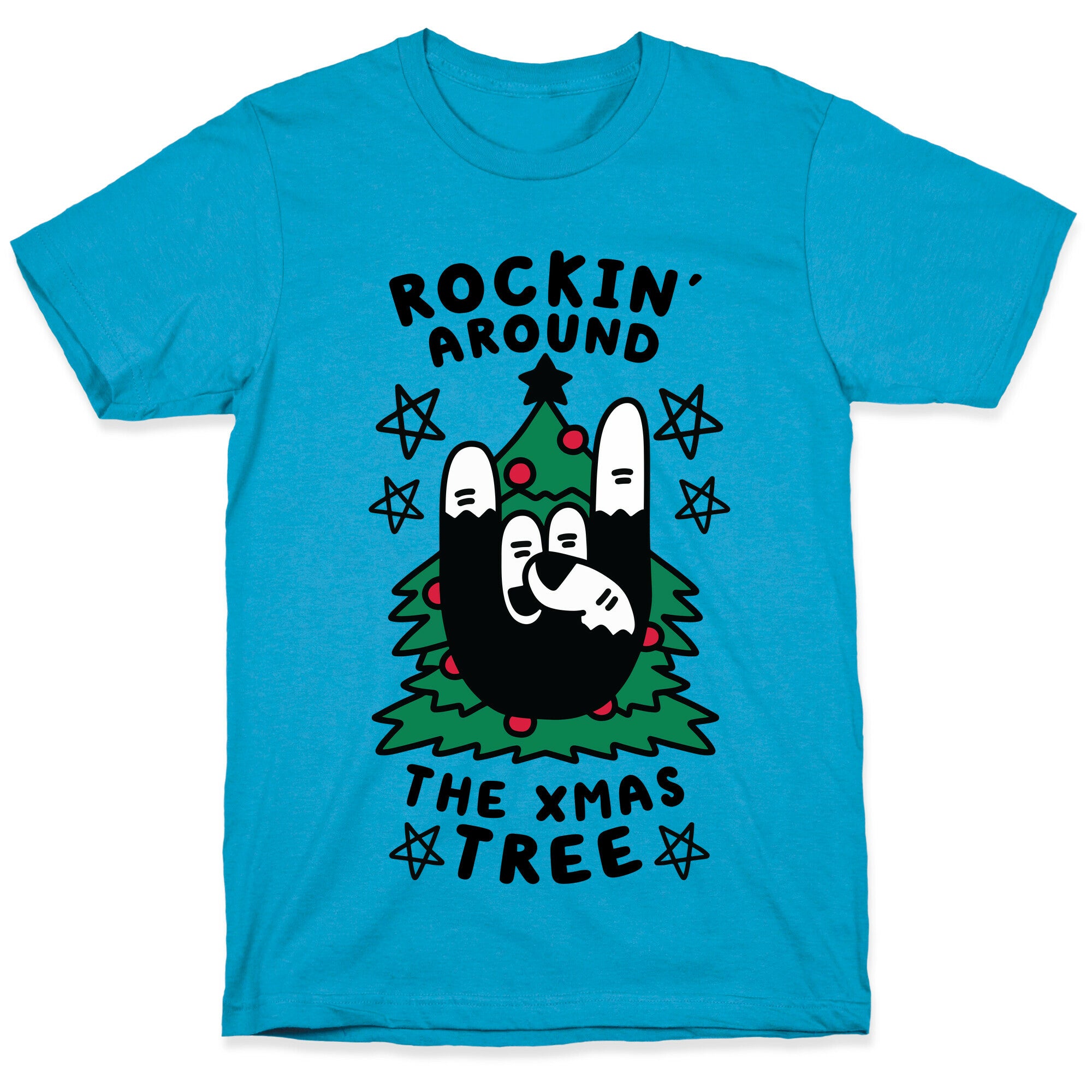 Rockin' Around the Xmas Tree Unisex Triblend Tee