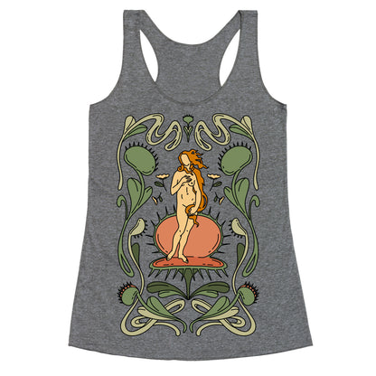 The Birth of Venus Fly Trap Racerback Tank