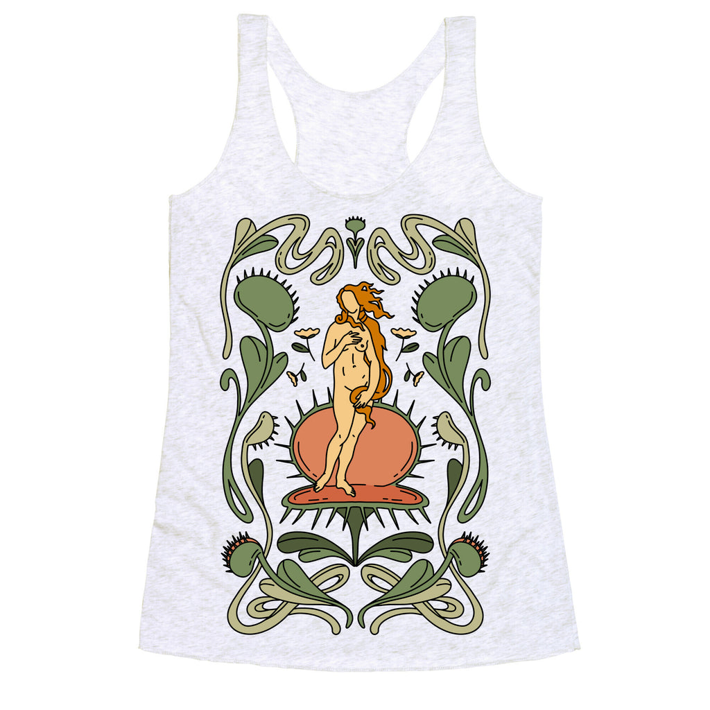 The Birth of Venus Fly Trap Racerback Tank