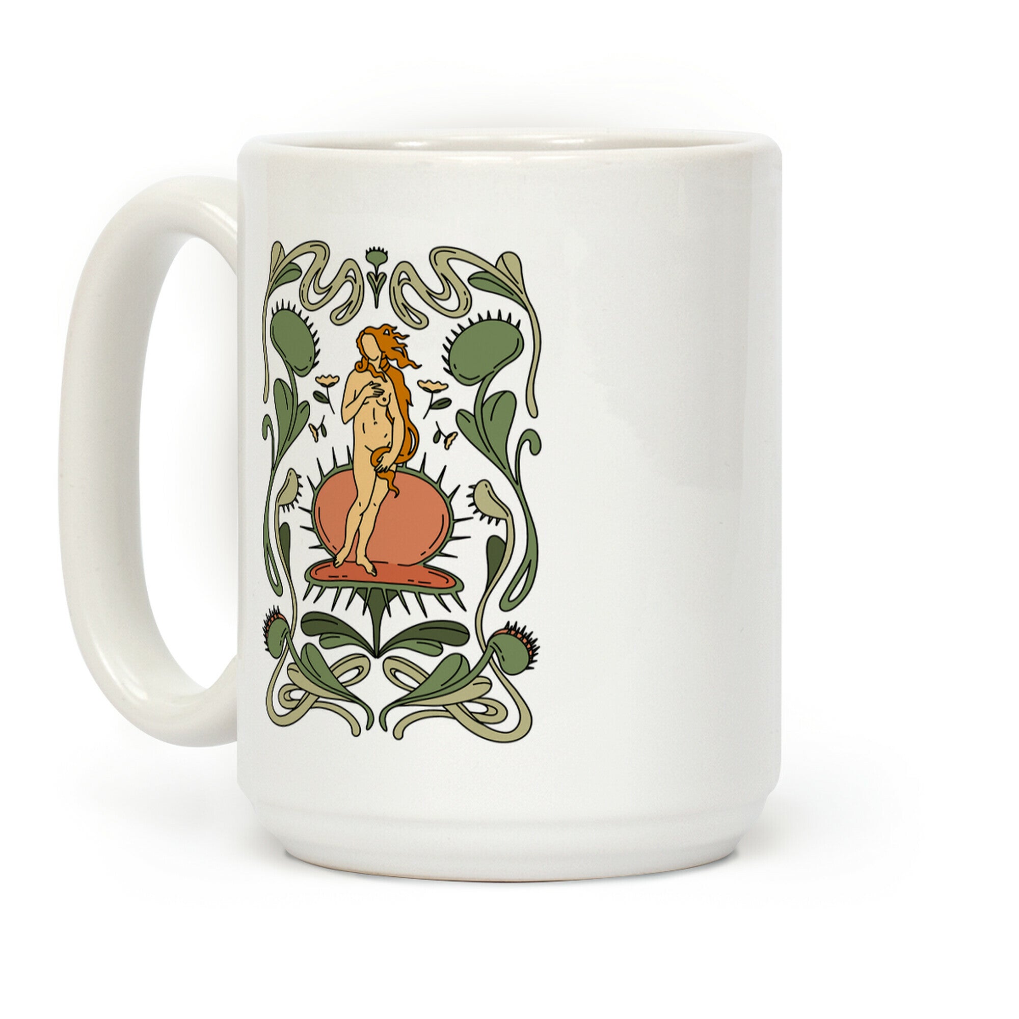 The Birth of Venus Fly Trap Coffee Mug