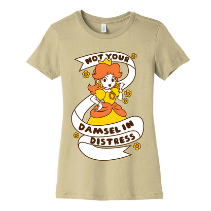 Not Your Damsel In Distress Women's Cotton Tee