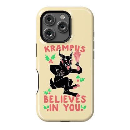 Krampus Believes in You Phone Case