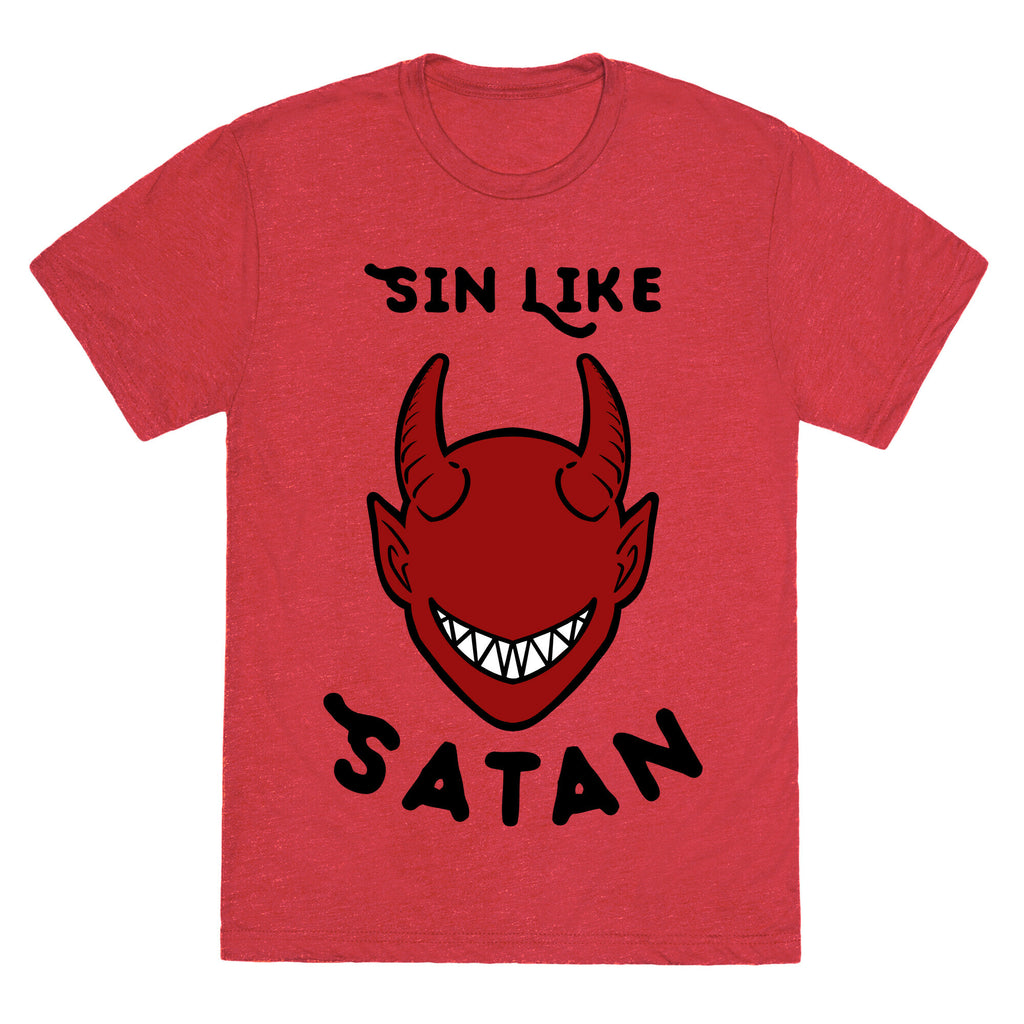 Sin Like Satan Unisex Triblend Tee