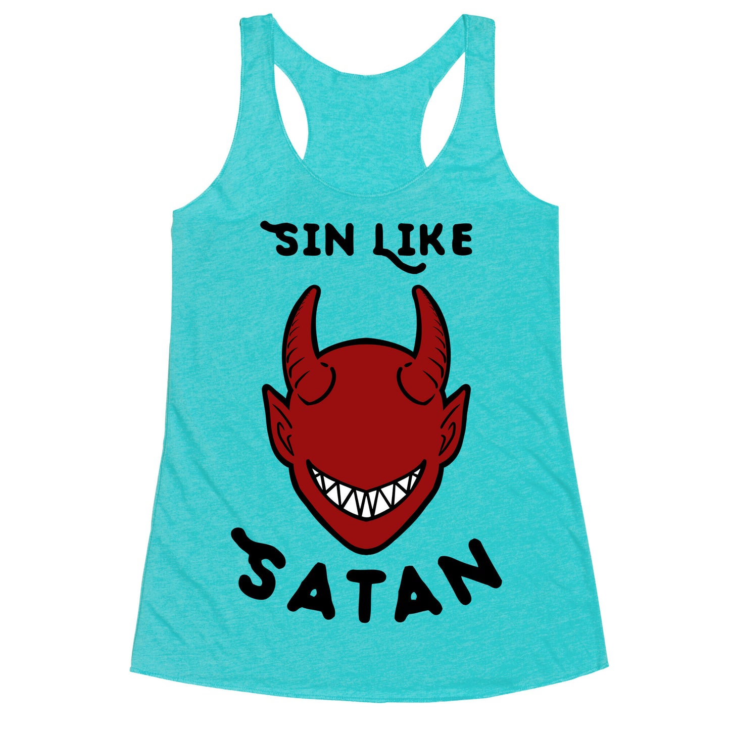 Sin Like Satan Racerback Tank