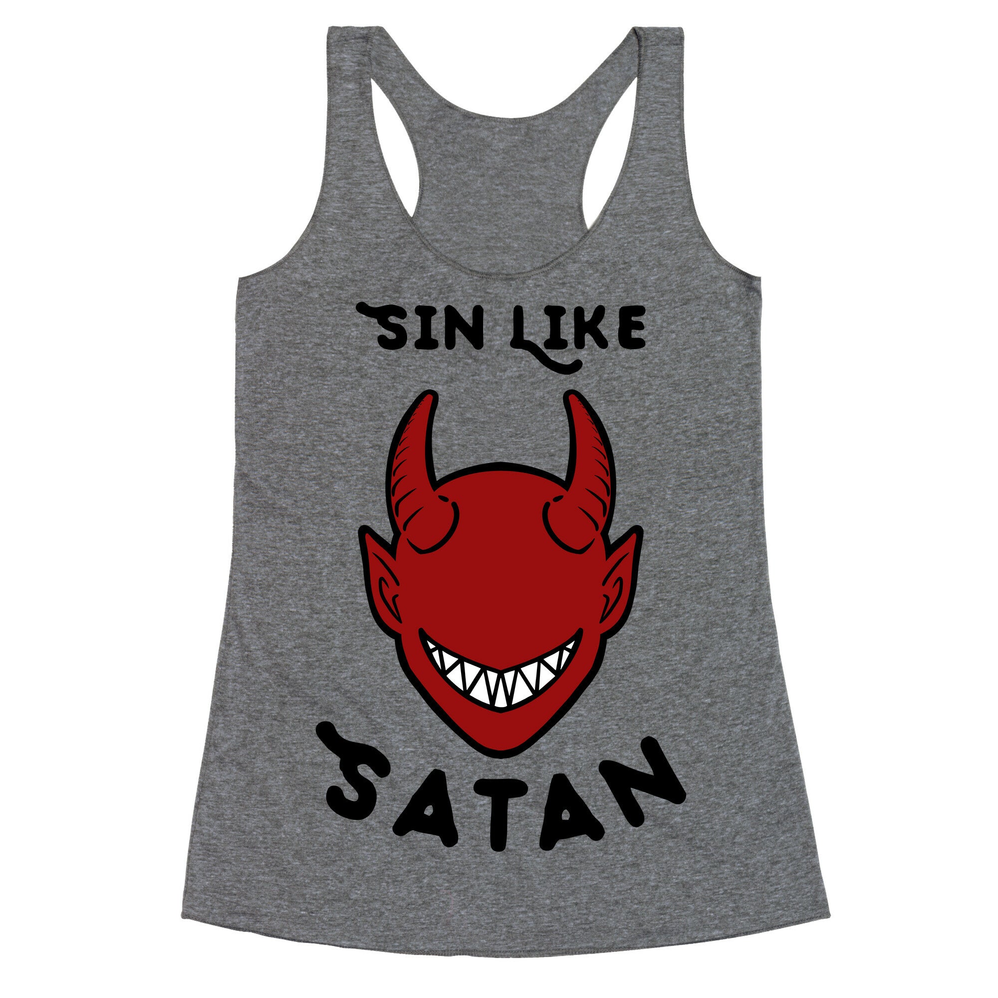 Sin Like Satan Racerback Tank