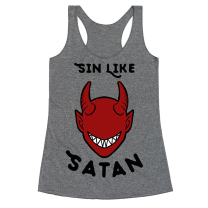 Sin Like Satan Racerback Tank